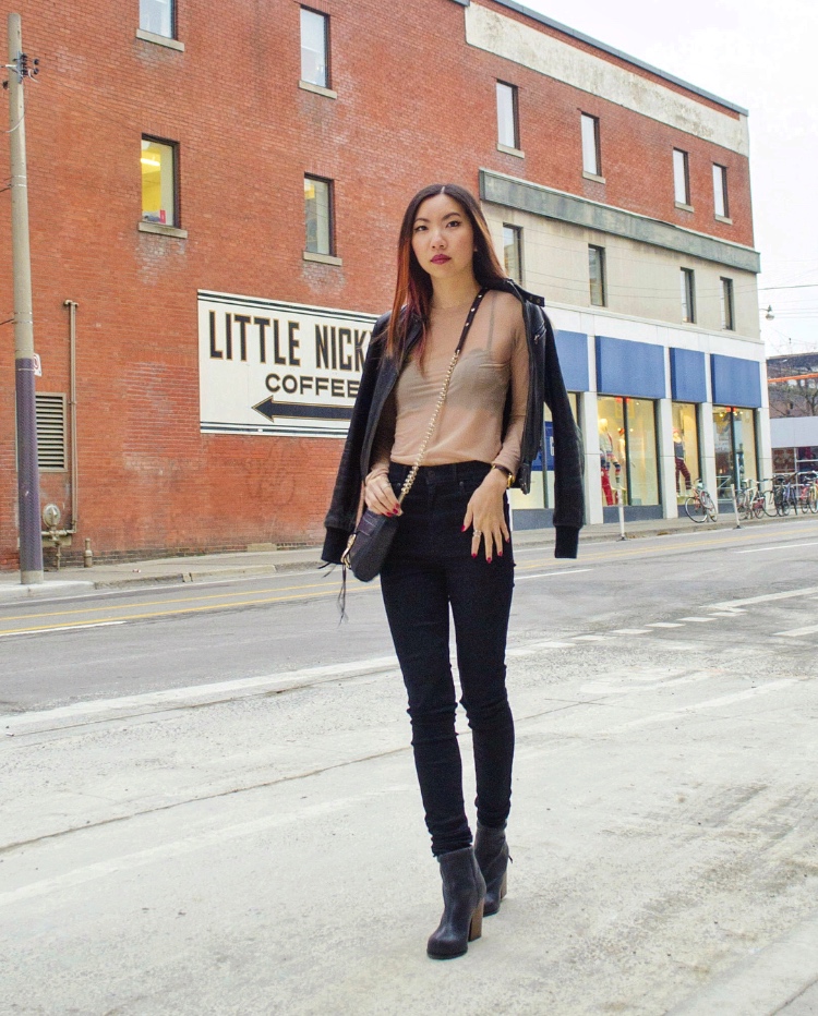 nude fashion style toronto leather