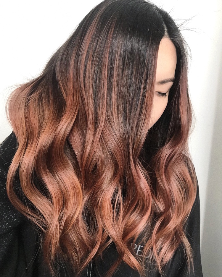 rose gold hair colour spring recolour redone haired