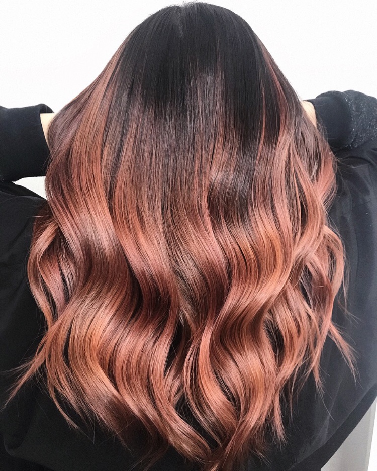 rose gold hair colour spring recolour redone haired