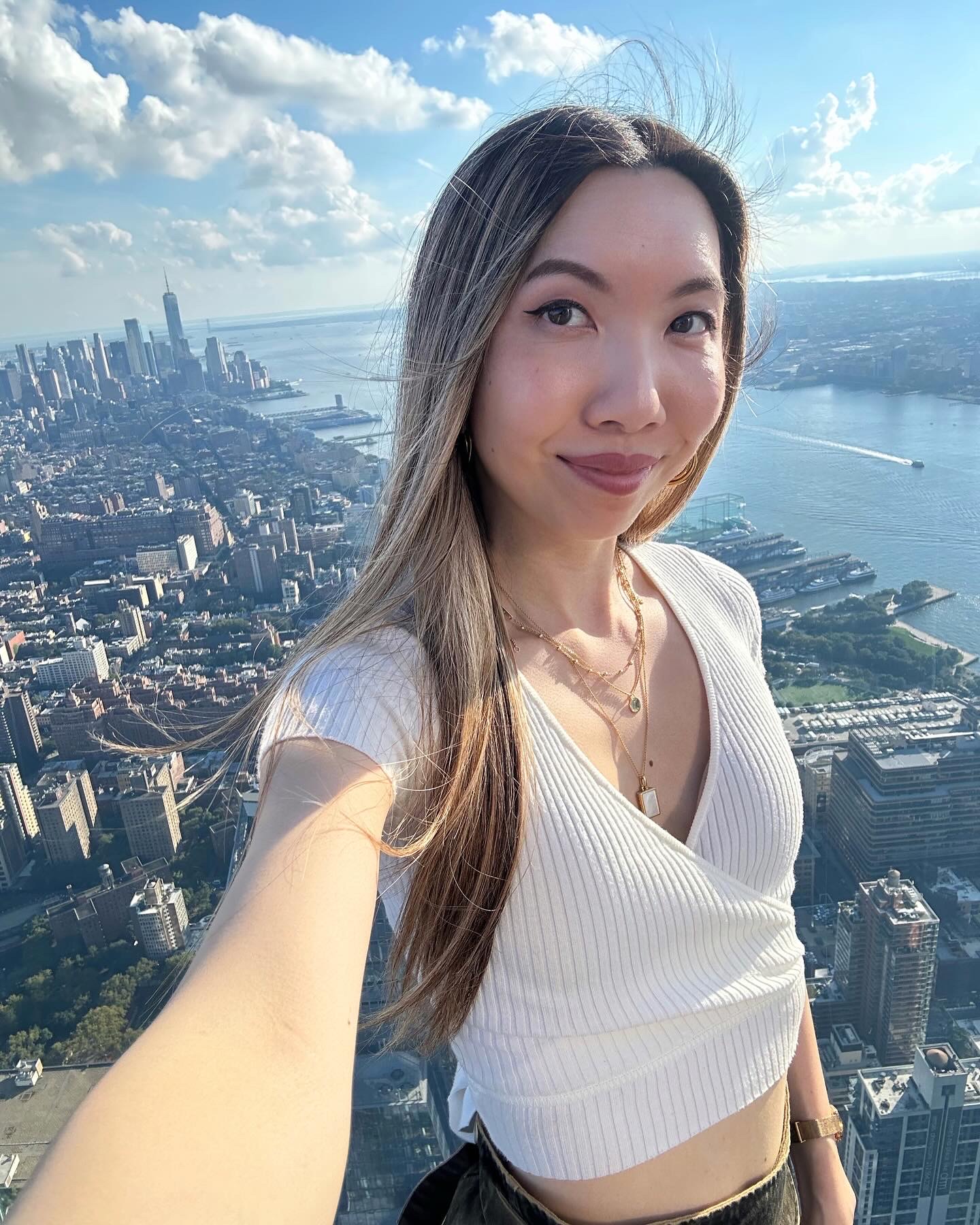 Edge Hudson Yards Peak New York skyline observatory style selfie