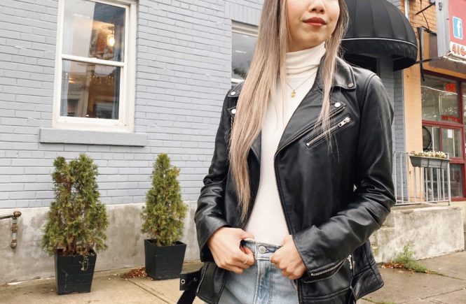 style leather jacket fall